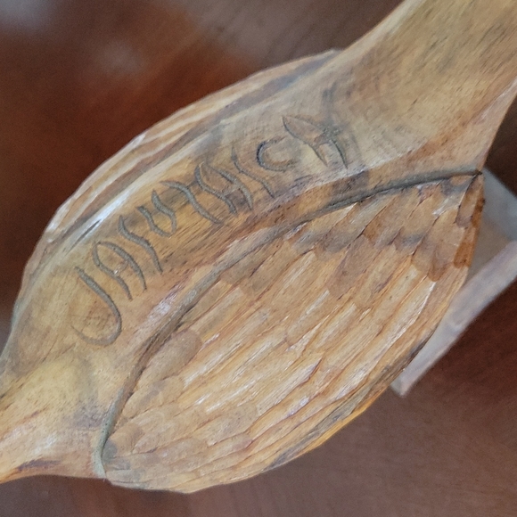 Hand Carved Wood Bird - Picture 6 of 6
